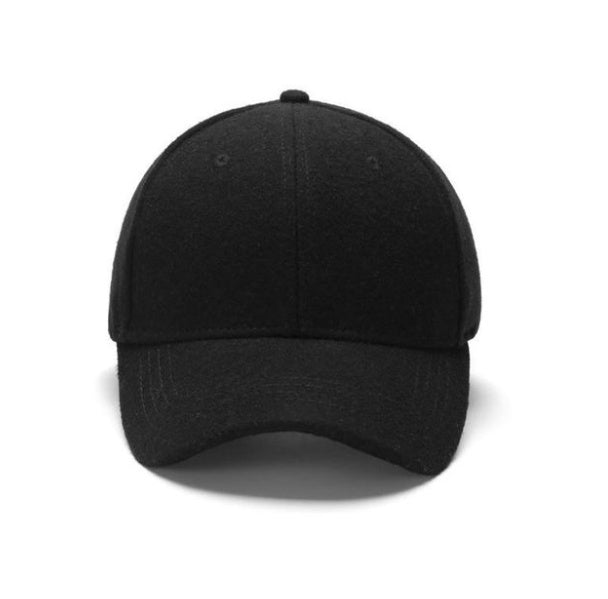 Men Women Fashion Solid color woolen baseball cap