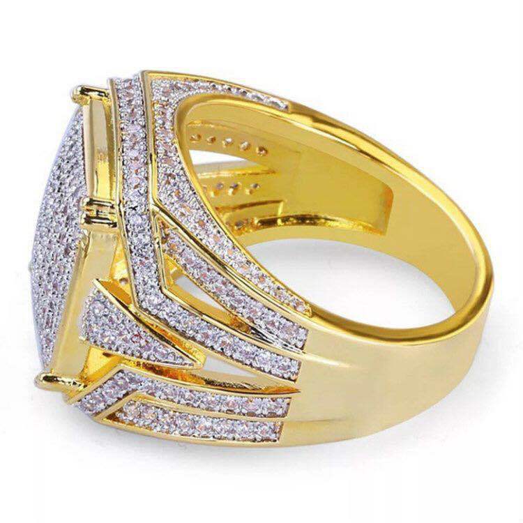 Men's Fashion 18K yellow gold Rings