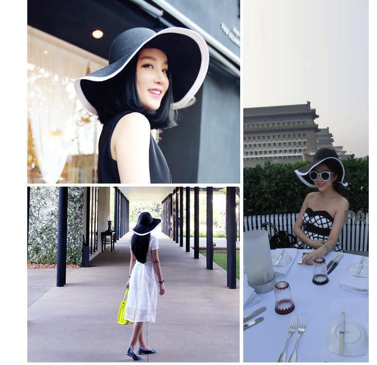 Women Fashion Sunshade beach Vacation Travel Hat
