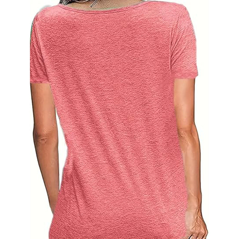 Suffer From OCD Obsessive Cat Disorder Women Crewneck Short Sleeve Tees Tops Shirt