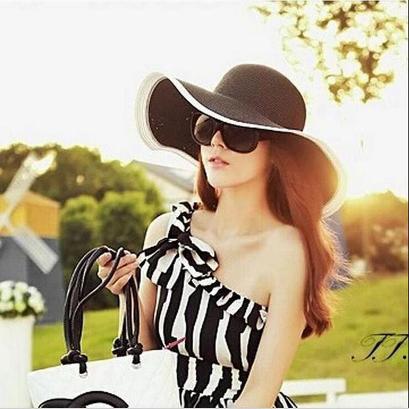 Women Fashion Sunshade beach Vacation Travel Hat