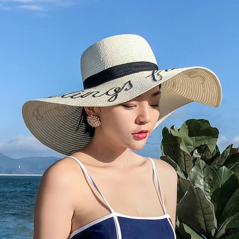 Women Fashion Travel Beach Straw Hat