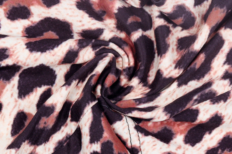 Sexy Women Hip Lifting Leopard Yoga Leggings Pants