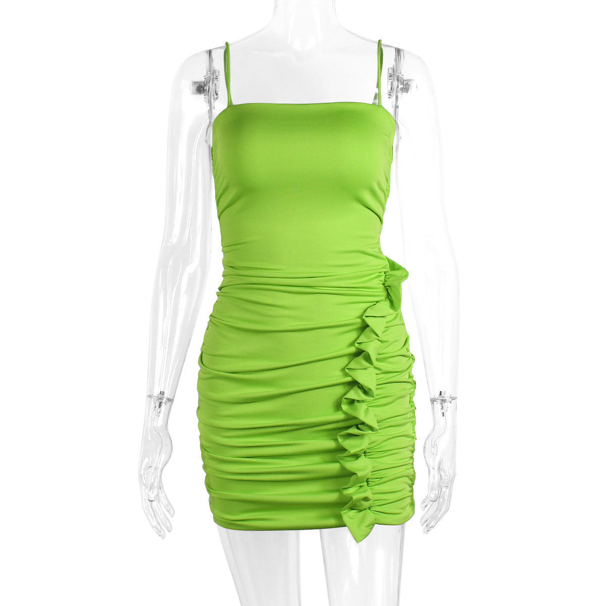 Women's Pleated Skinny Sling Lace Pack Hip Party Night Dress Skirt
