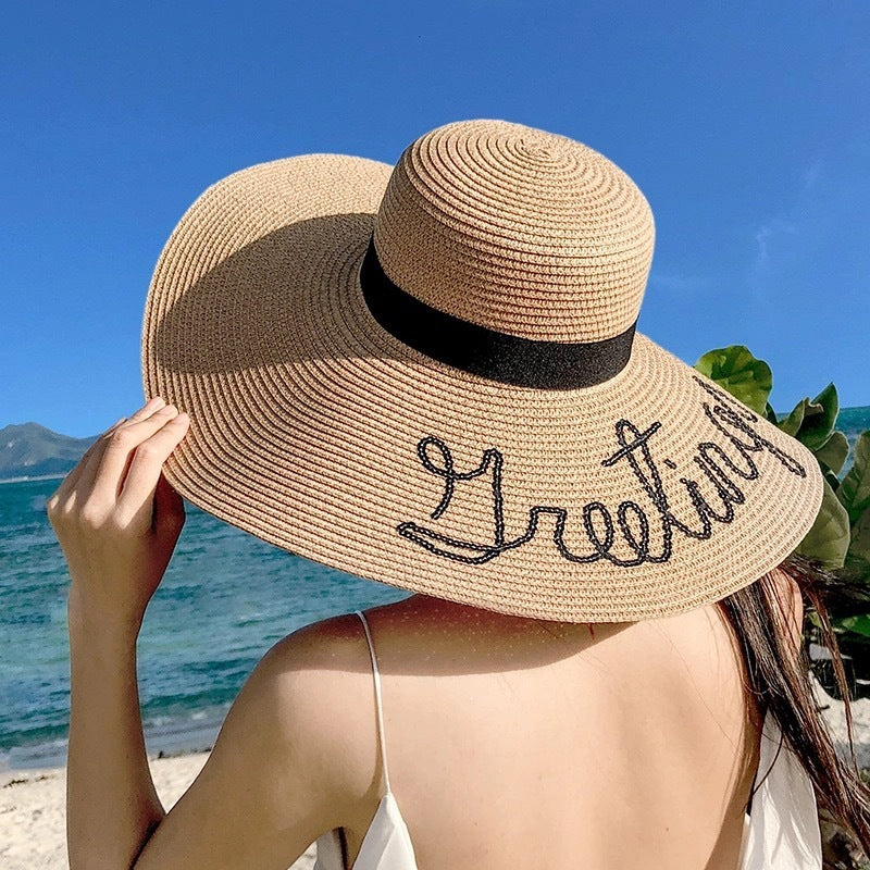 Women Fashion Travel Beach Straw Hat