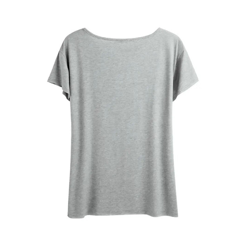 I'D Rather Be Full of Wine Than Be Full of Shit Women Print Short Sleeve Tees Shirt Tops