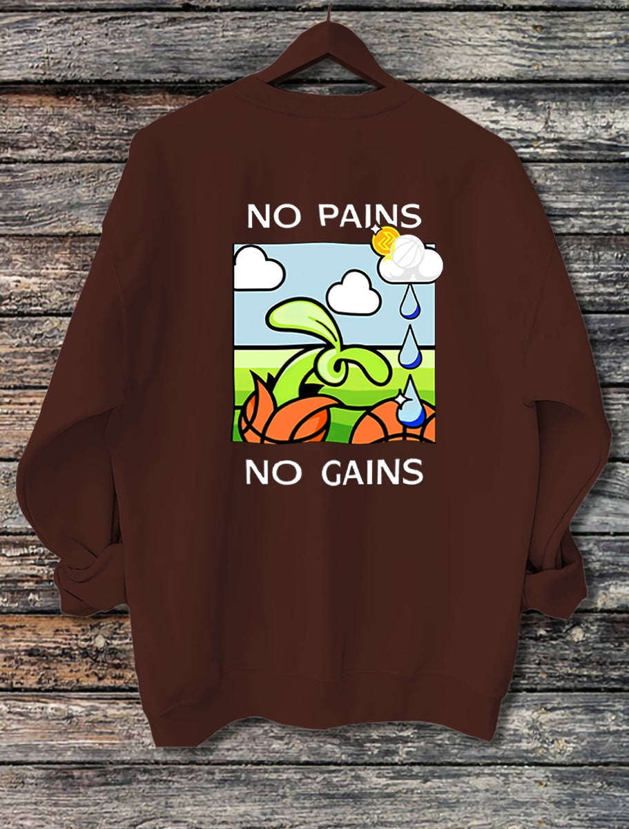 Women Fashion Long Sleeved Printed Pullover Sweatshirts