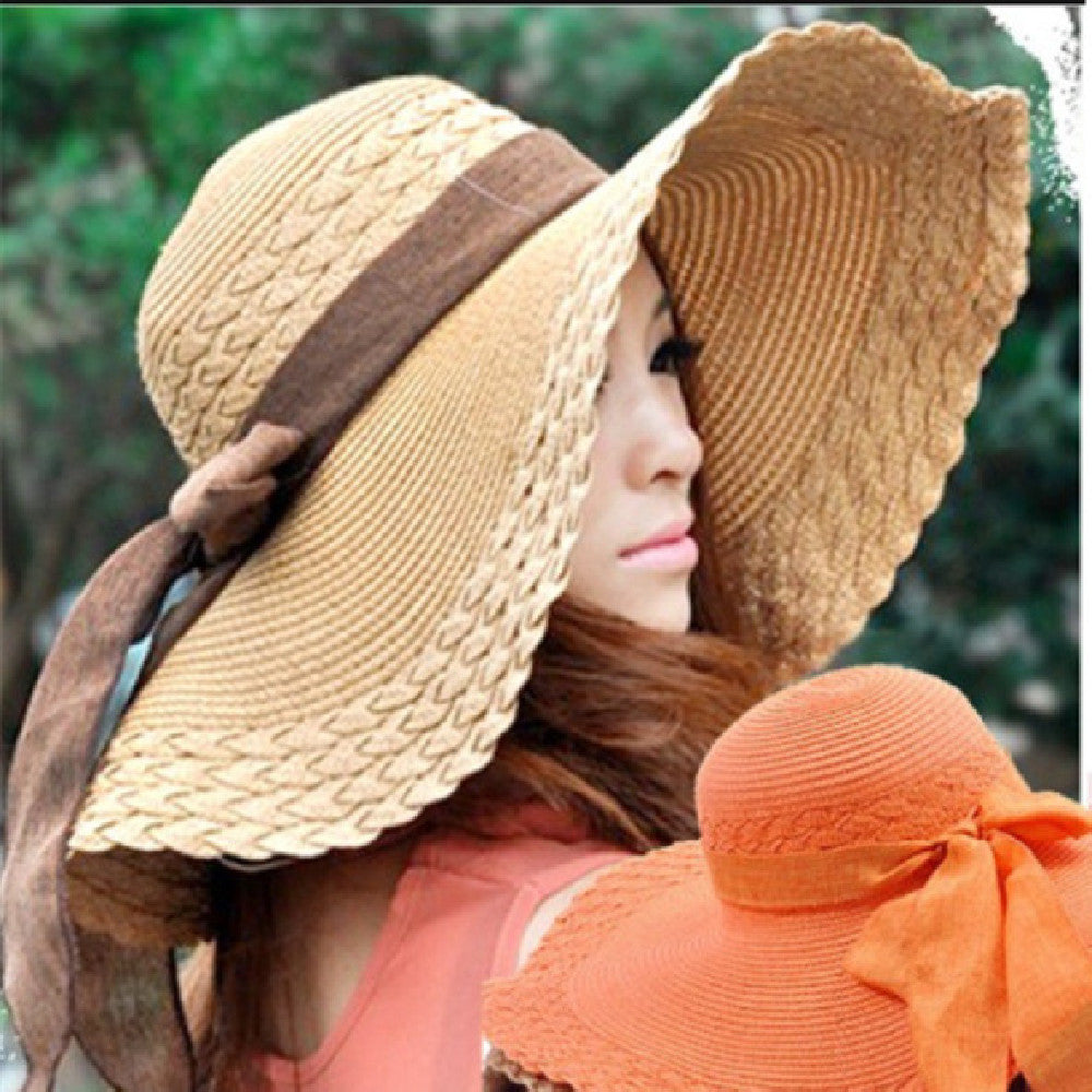 Women's Fashion Summer Sun-proof UV-proof Straw Hat