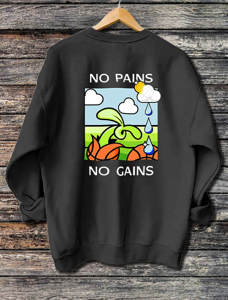 Women Fashion Long Sleeved Printed Pullover Sweatshirts