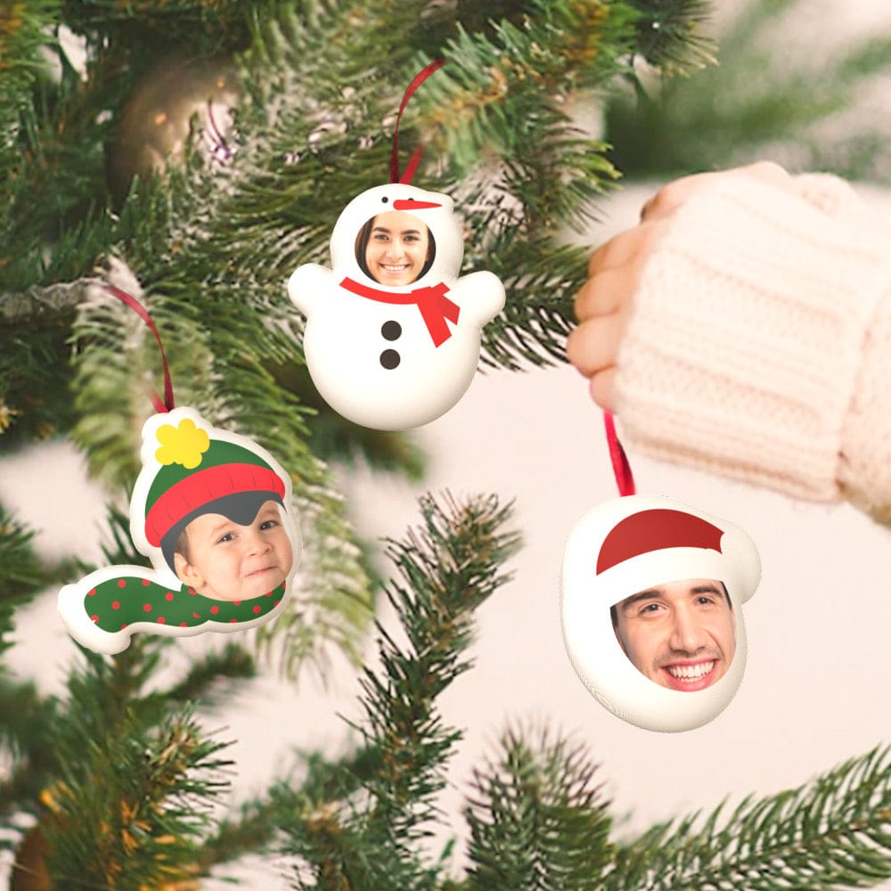 3pcs Custom Ornament Hanging Doll Decoration for Funny Christmas Gift
