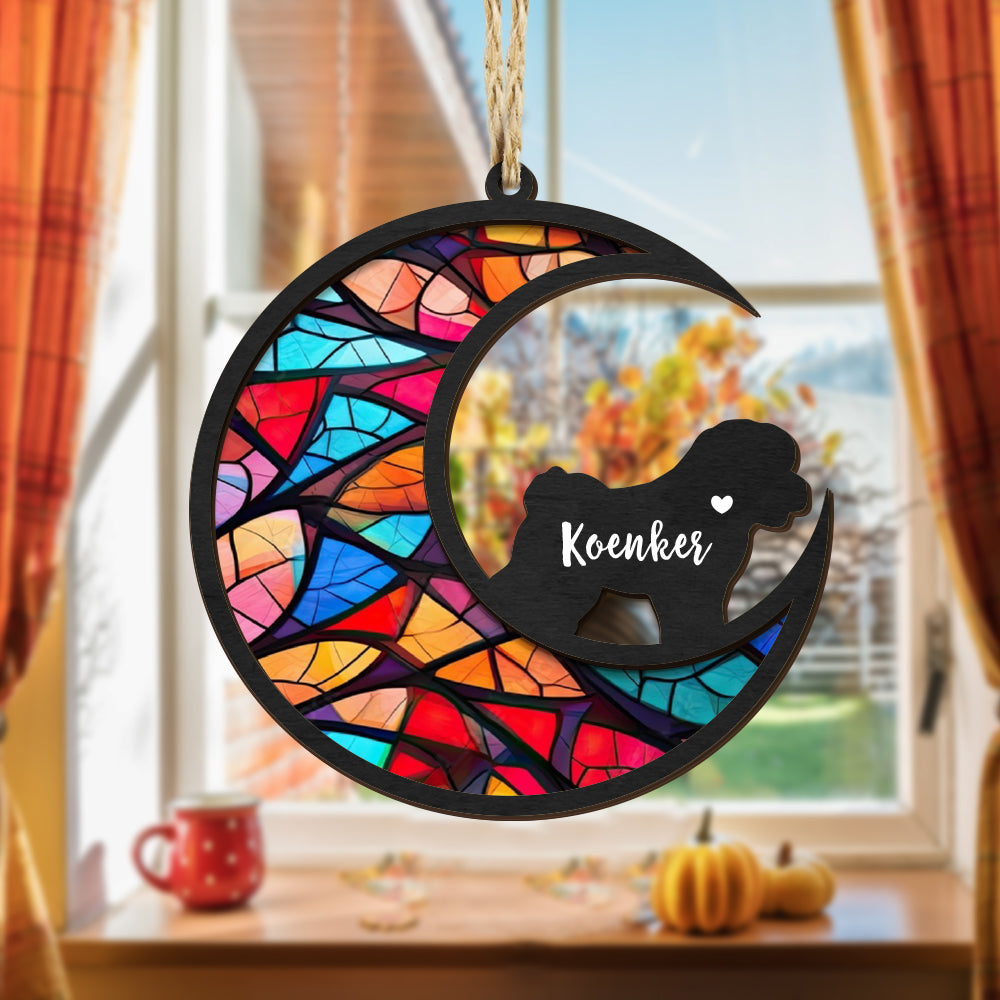 Personalized Pets Dog Memorial Suncatcher Ornament Loss of Sympathy Gift