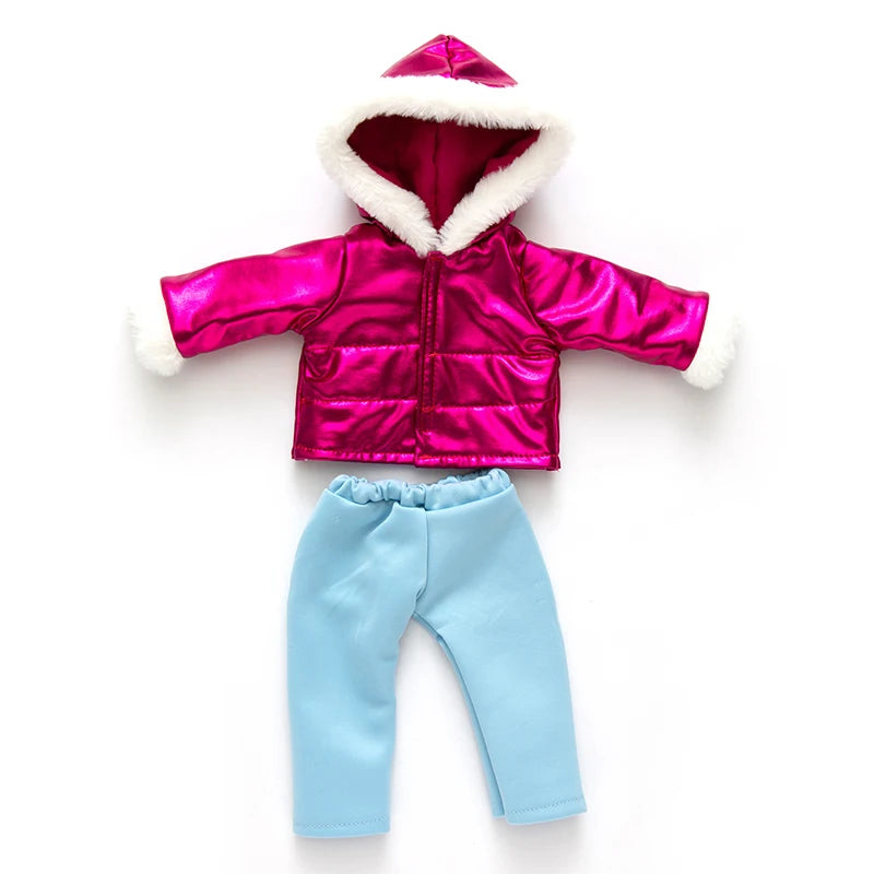 18 Inch 43cm Baby American Og Girl Doll Toys Costume Clothes