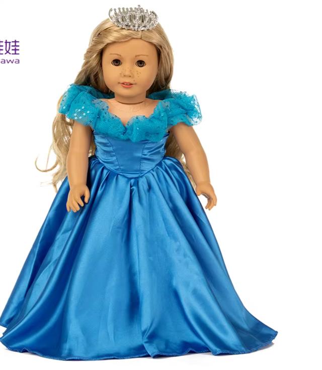 18 Inch 43cm Baby American Og Girl Doll Toys Costume Clothes