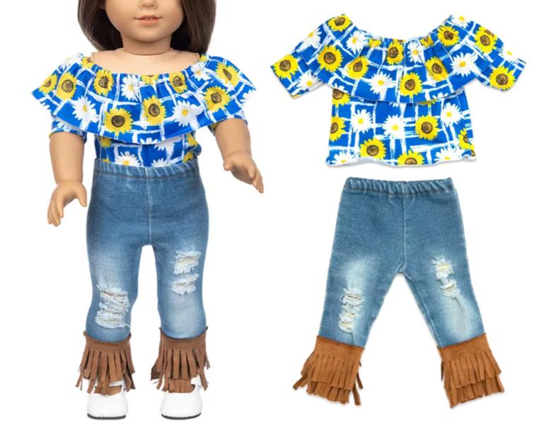 Doll Clothes Costume 18 Inch Girl Baby Children Gifts Toys Outfit
