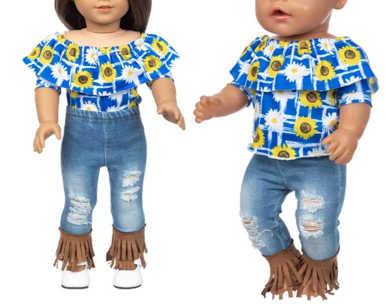 Doll Clothes Costume 18 Inch Girl Baby Children Gifts Toys Outfit