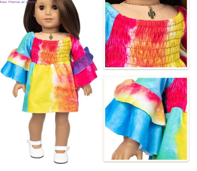 Doll Clothes Costume 18 Inch Girl Baby Children Gifts Toys Outfit