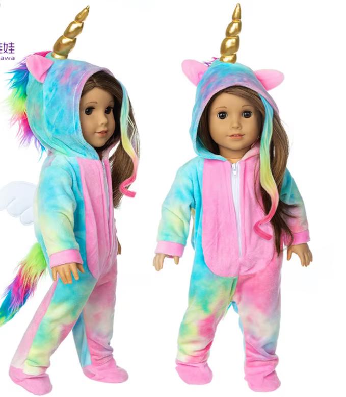 Doll Clothes Costume 18 Inch Girl Baby Children Gifts Toys Outfit