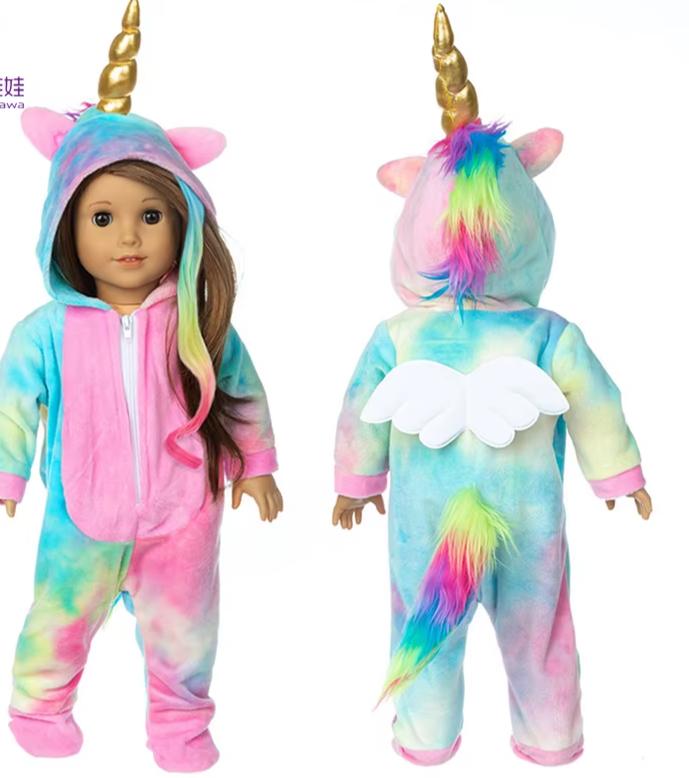 Doll Clothes Costume 18 Inch Girl Baby Children Gifts Toys Outfit