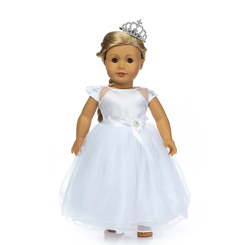 18 Inch 43cm Baby American Og Girl Doll Toys Costume Clothes