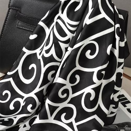 Women Fashion Square Small Silk Satin Scarf Design Printed Bandana Scarves