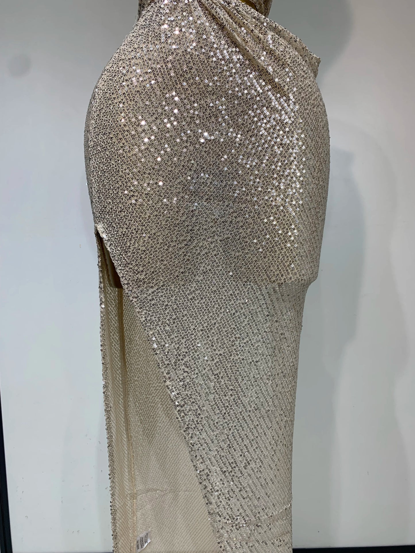 Sexy One Shoulder Long Designer Split Evening Party Birthday Dress