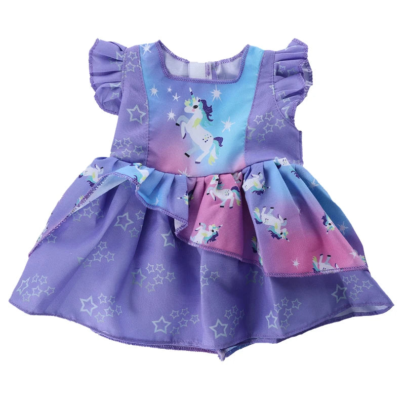 18 Inch 43cm Baby American Og Girl Doll Toys Costume Clothes