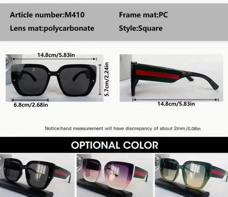 Men Women Mix Color Retro Designer Concave Shape UV400 Eyewear Sunglasses