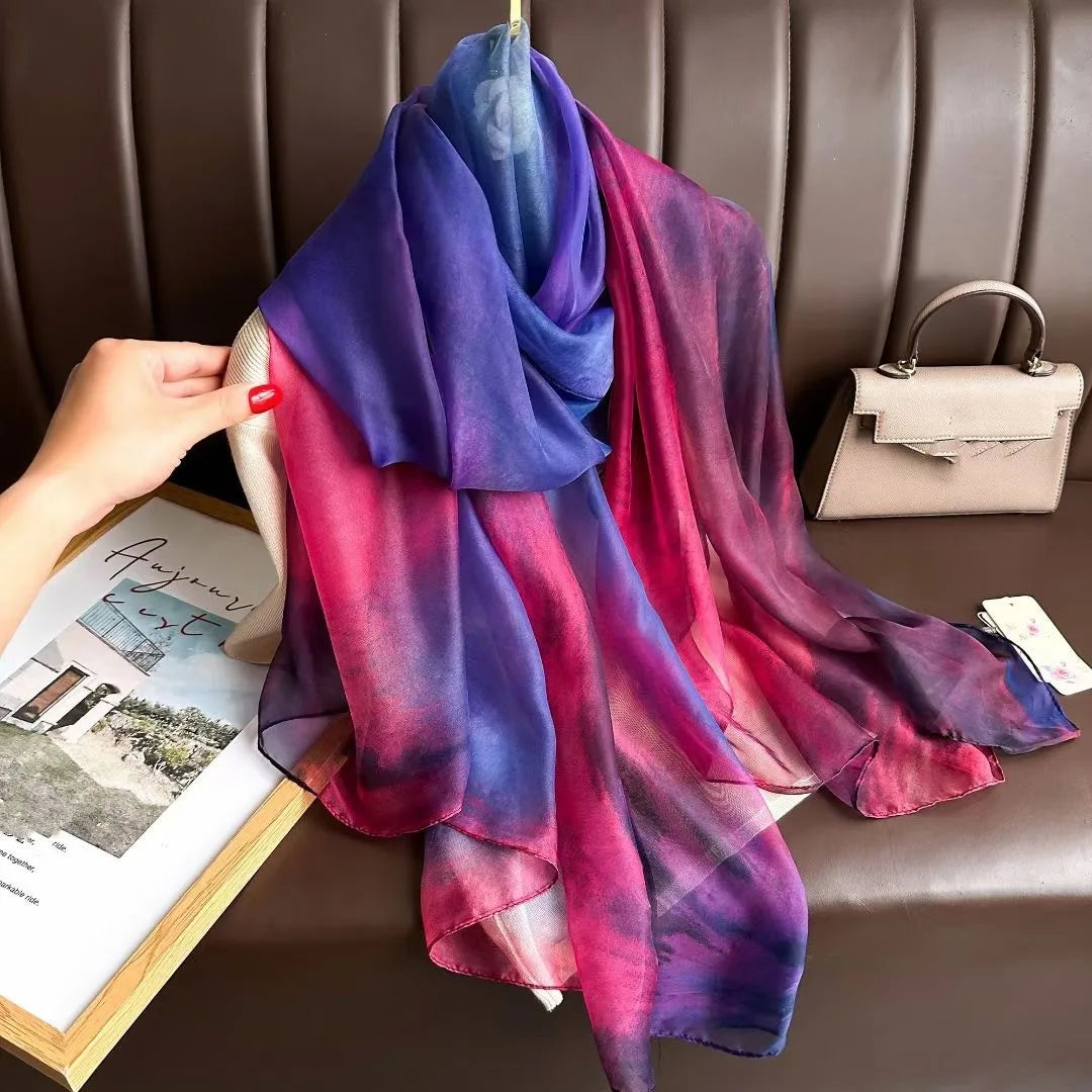 180X90cm Women Four Seasons Bandanna Designs Square Wrap Shawl Scarf Scarves kgL7