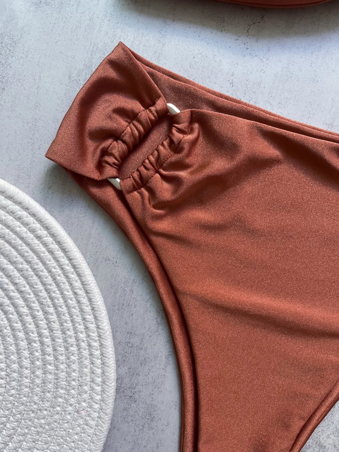 Sexy Push Up Swimwear Brazilian Bikini Thong Solid Beachwear Bathing Suits