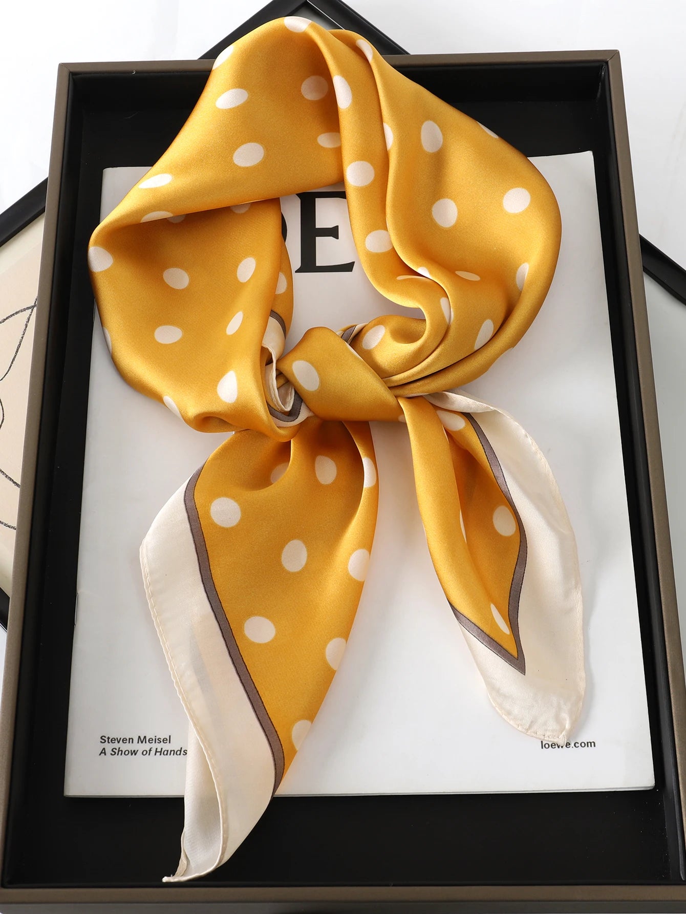 Women Fashion Square Small Silk Satin Scarf Design Printed Bandana Scarves