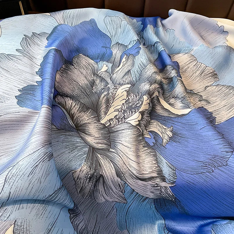 180X90CM Women Four Seasons Bandanna Designs Square Wrap Shawl Scarf Scarves Rkg3