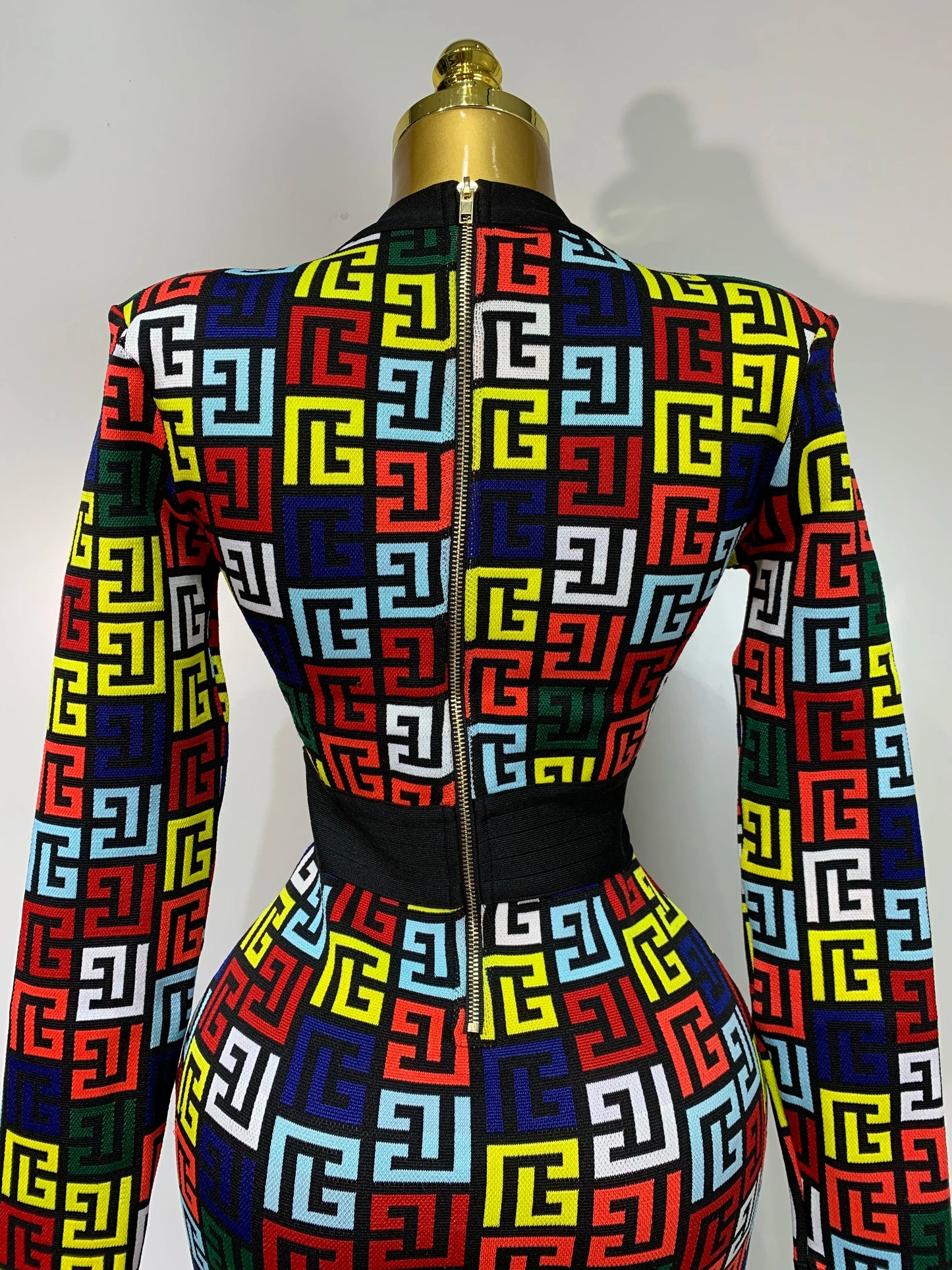 Women Long Sleeve V-Neck Bodycon Short Bandage Evening Party Cocktail Dress