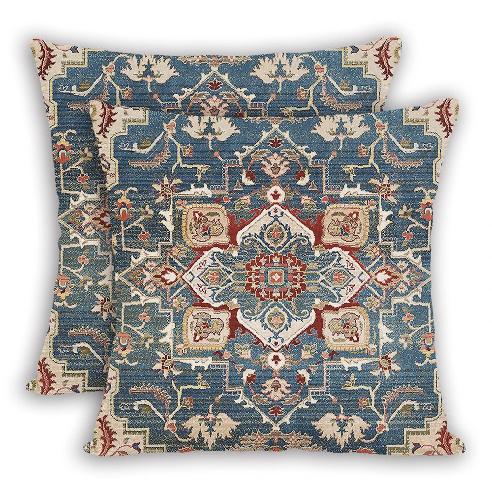 18x18 Inch 2pcs/Sets Abstract Design Carpet Pattern National Stylish Pillowcase Sofa Home Decor