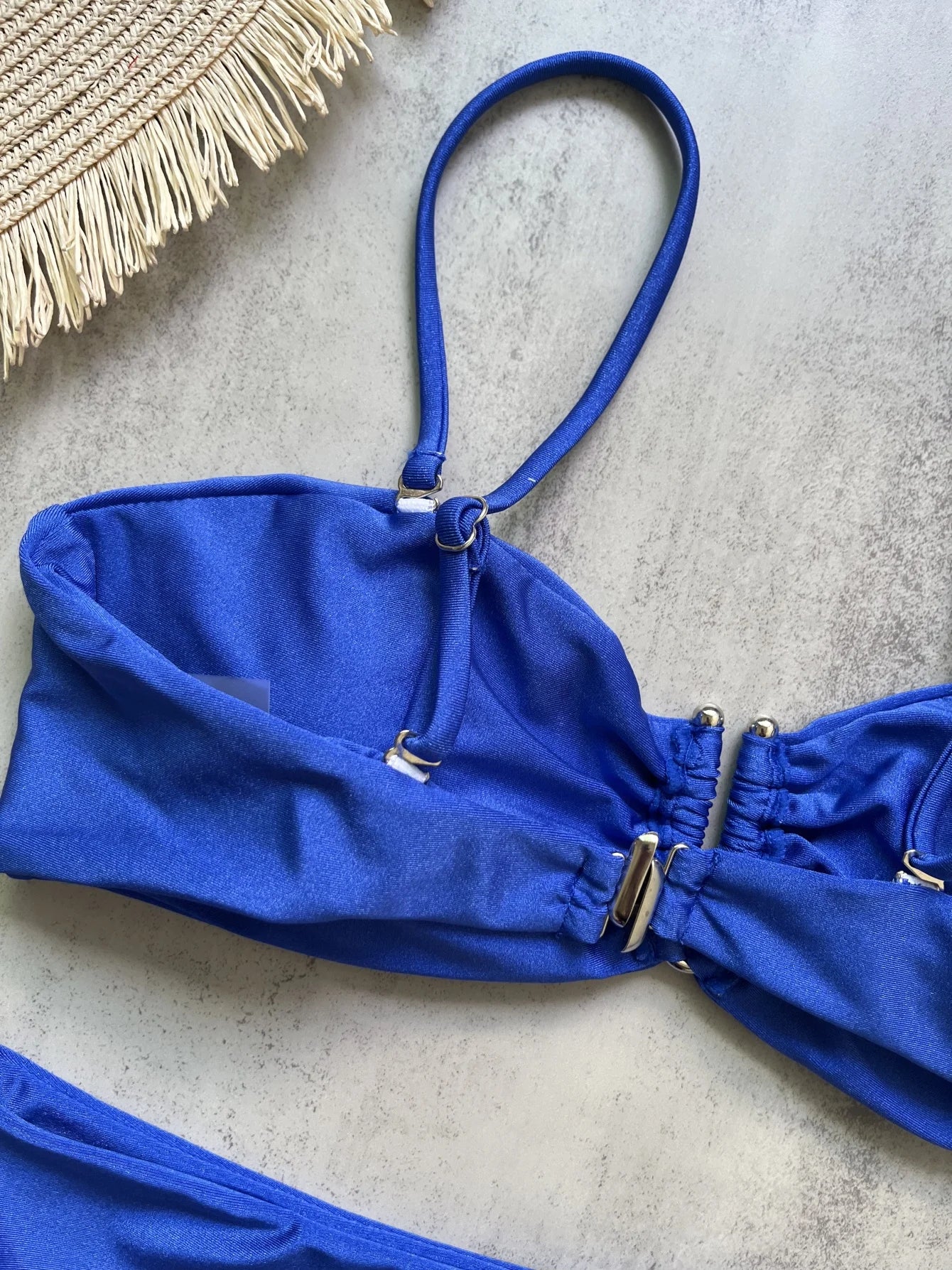 Sexy Push Up Swimwear Brazilian Bikini Thong Solid Beachwear Bathing Suits