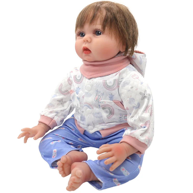 55cm Toys Wears Dress Sets 22 Inch Reborn Baby Doll Clothes