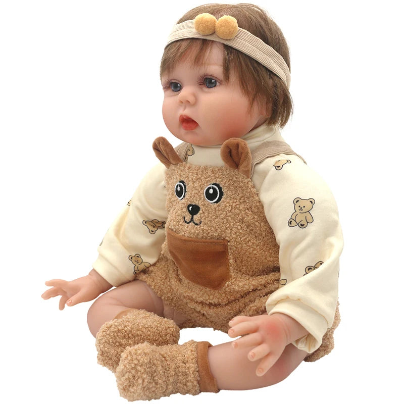 55cm Toys Wears Dress Sets 22 Inch Reborn Baby Doll Clothes