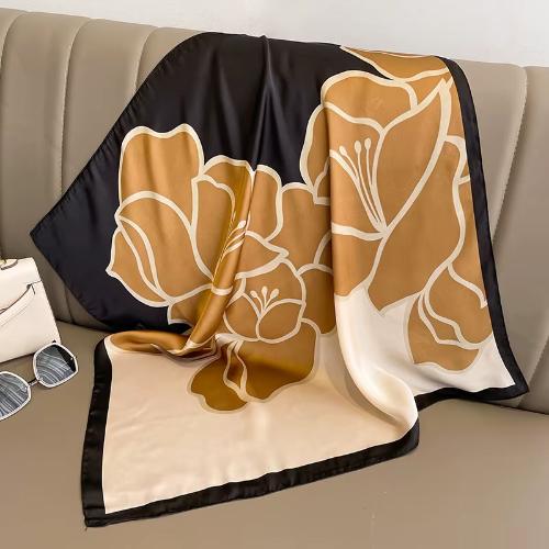 Women Fashion Square Small Silk Satin Scarf Design Printed Bandana Scarves