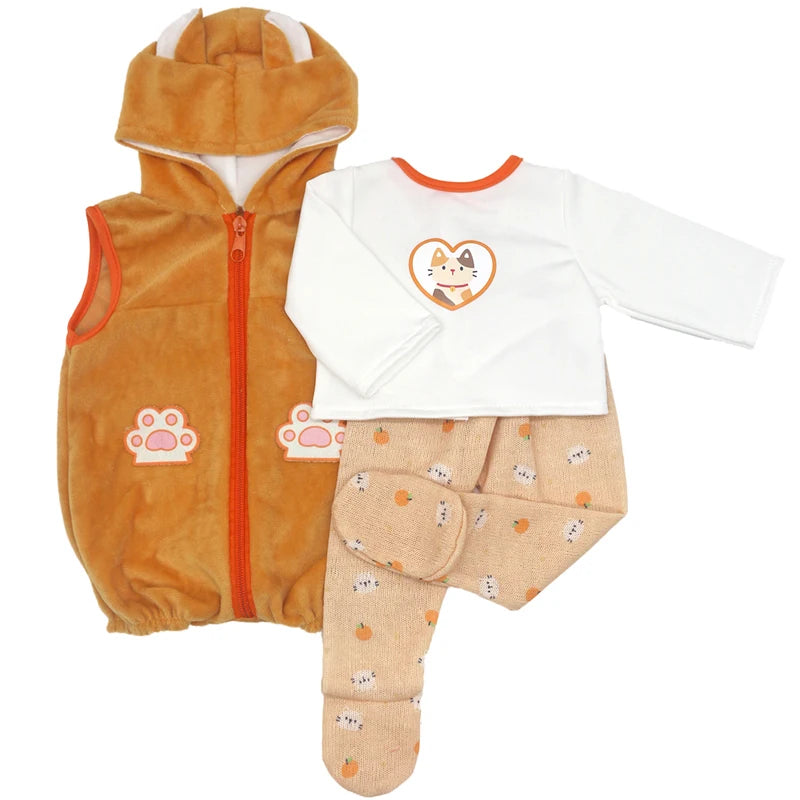 50-55cm Reborn Baby Doll Clothes 22 Inch Dress Skirt Toys Outfit