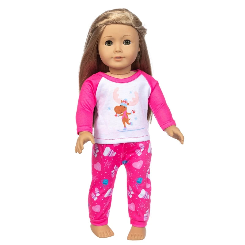 43cm Baby Doll Clothes 18 Inch American OG Girl Outfit Toys Wear d