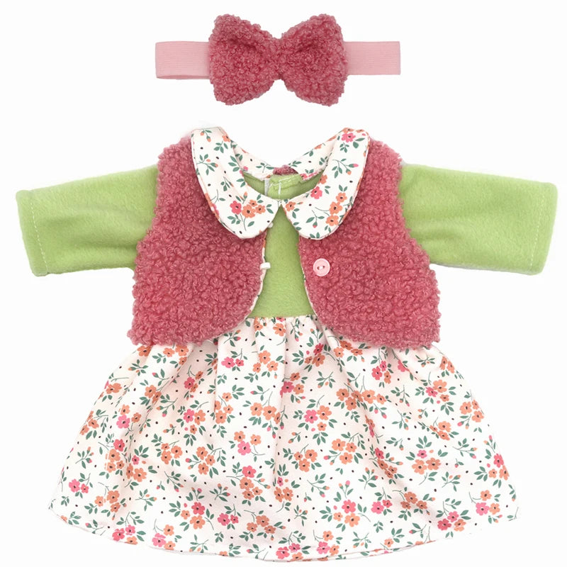 18 Inch 43cm Baby American Og Girl Doll Toys Costume Clothes