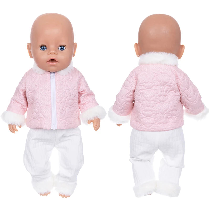18 Inch Girl Coat Dress Baby Doll Gift Toys Clothes