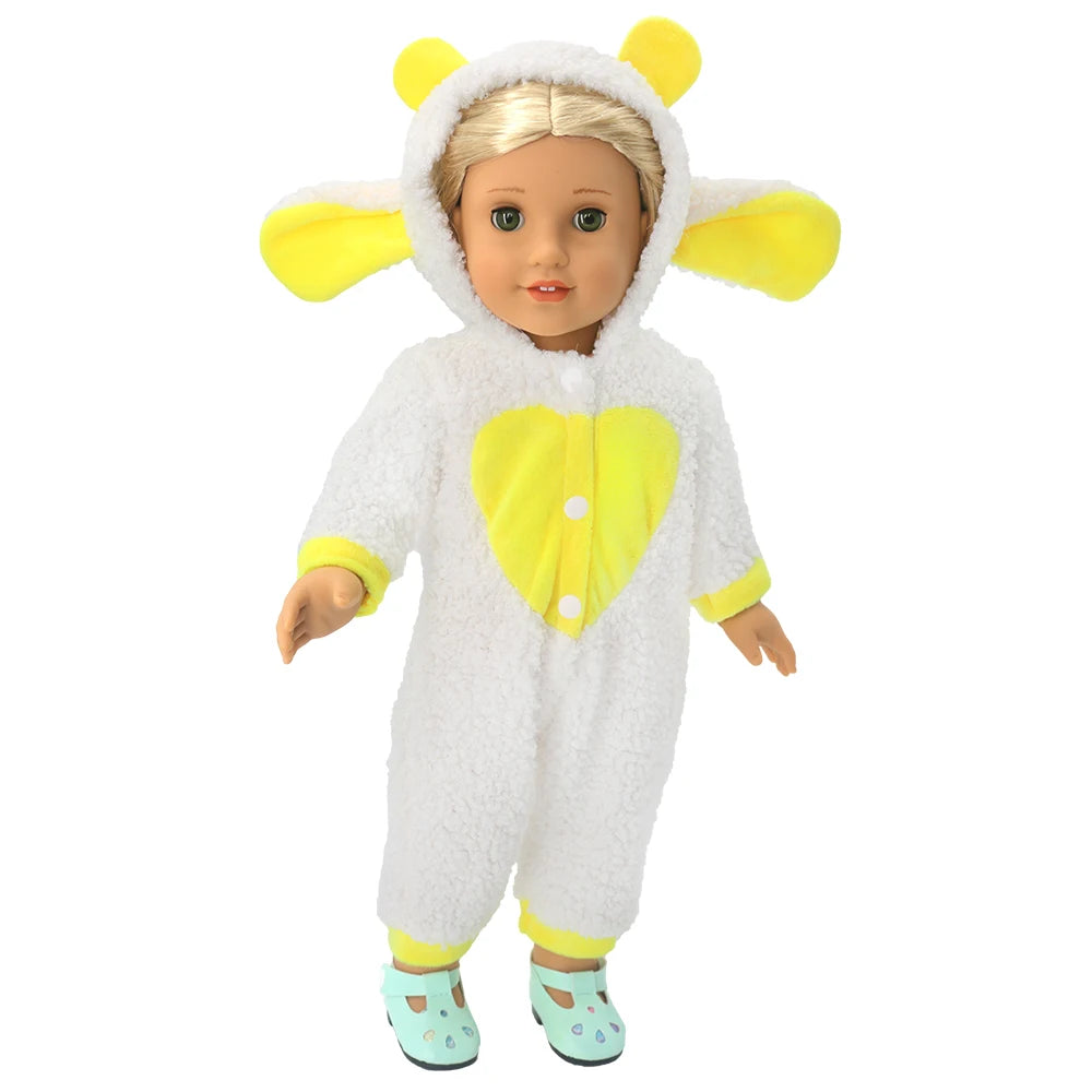 Doll Clothes Costume 18 Inch Girl Baby Children Gifts Toys Outfit