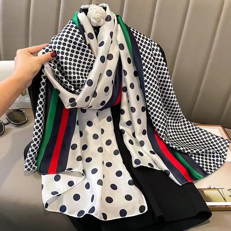 180X90cm Women Four Seasons Bandanna Designs Square Wrap Shawl Scarf Scarves kgL8