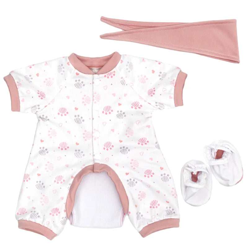 50-55cm Reborn Baby Doll Clothes 22 Inch Dress Skirt Toys Outfit