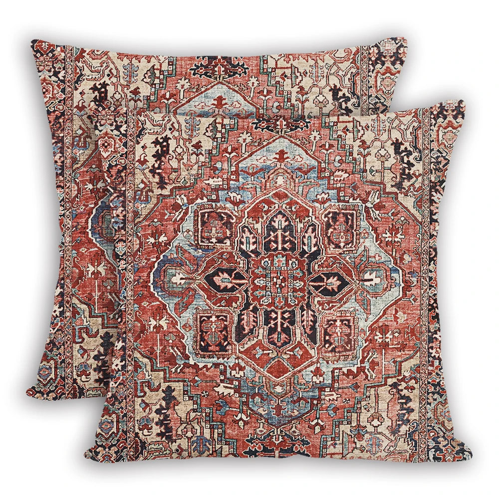18x18 Inch 2pcs/Sets Abstract Design Carpet Pattern National Stylish Pillowcase Sofa Home Decor