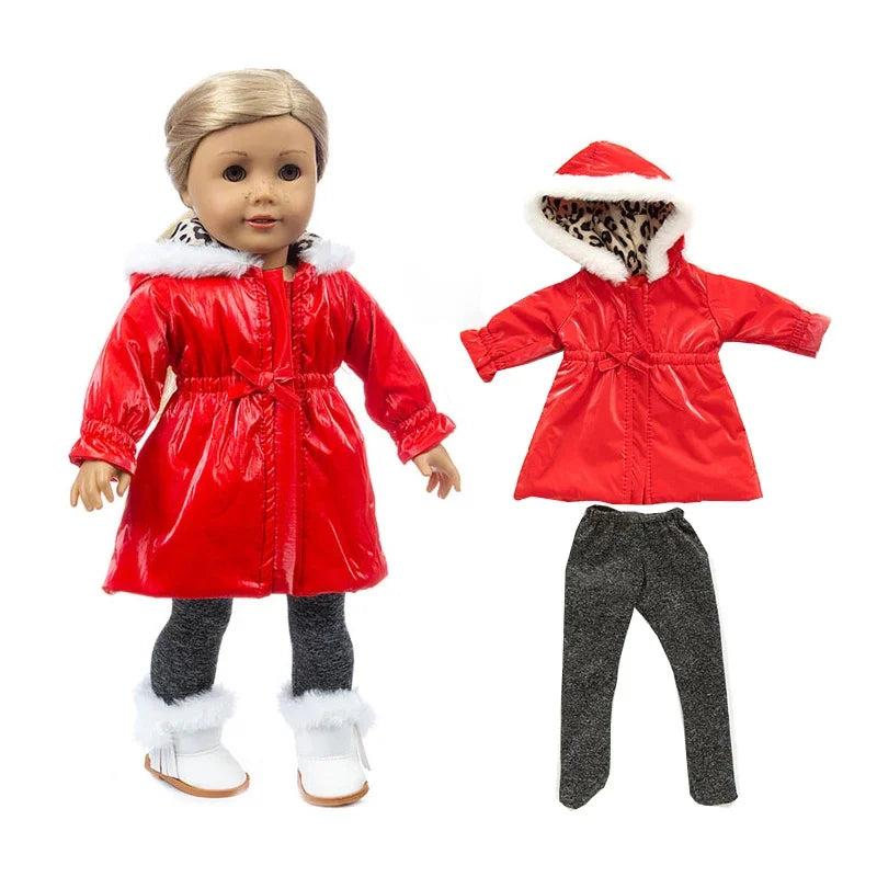 18 Inch 43cm Baby American Og Girl Doll Toys Costume Clothes