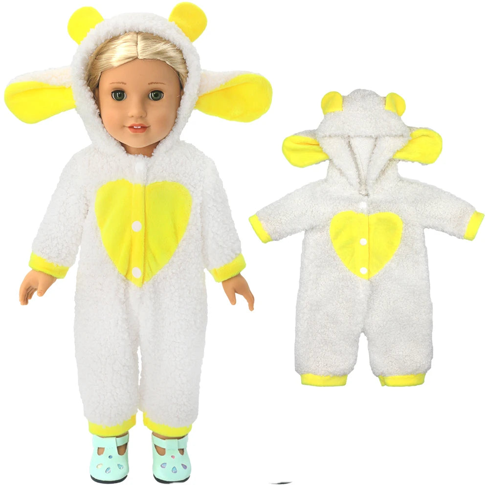 Doll Clothes Costume 18 Inch Girl Baby Children Gifts Toys Outfit
