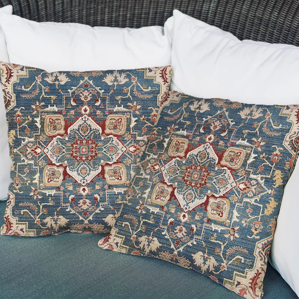 18x18 Inch 2pcs/Sets Abstract Design Carpet Pattern National Stylish Pillowcase Sofa Home Decor