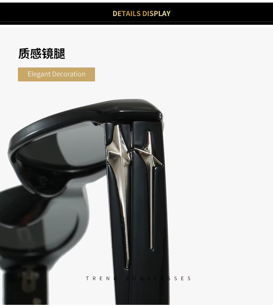 Women Y2k Cat Eye Designer Punk Eyeglasses Driving Eyewear Sunglasses