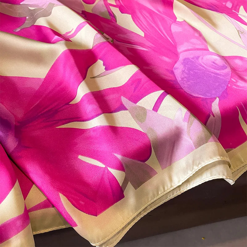180X90cm Women Four Seasons Bandanna Designs Square Wrap Shawl Scarf Scarves fkg02